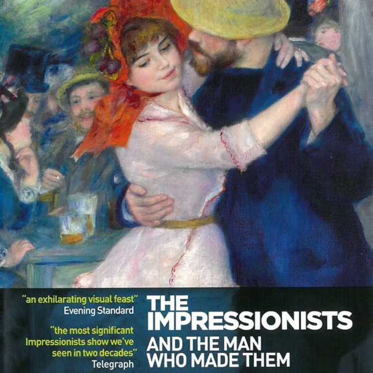The movie poster for The Impressionists and the Man who Made Them